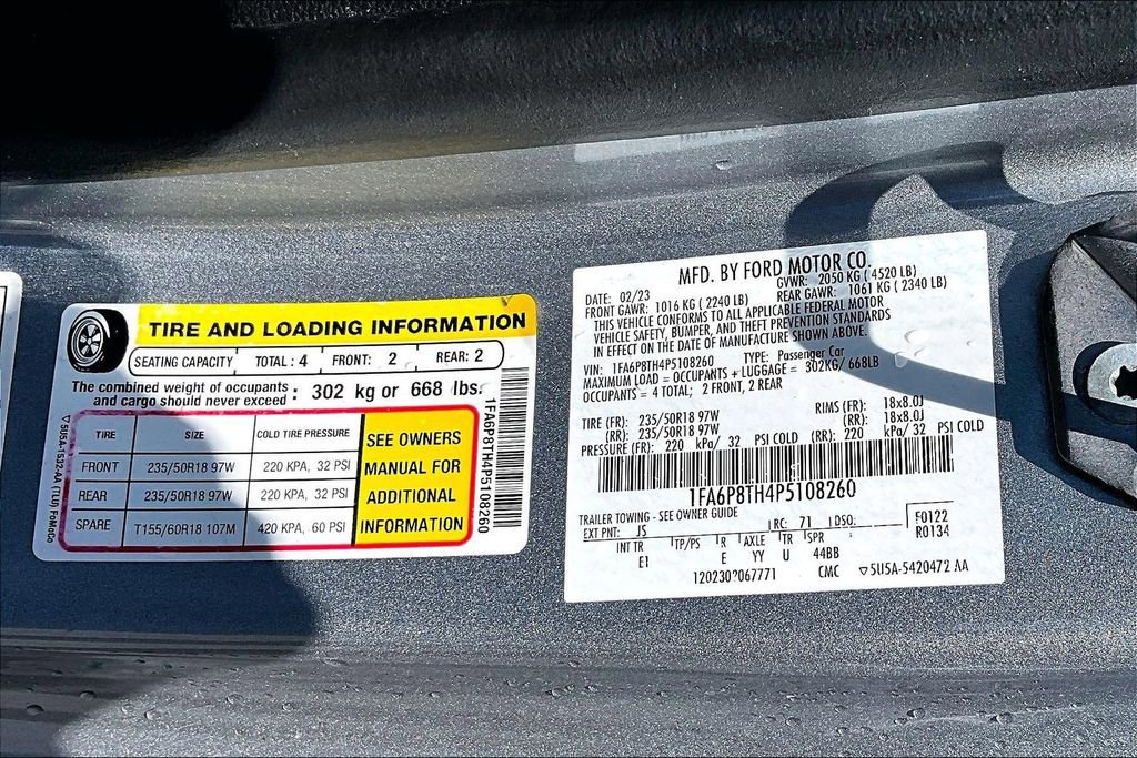 Used 2023 Ford Mustang Premium RWD image 18