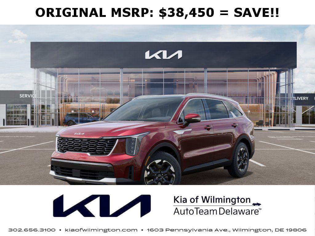 New 2025 Kia Sorento S w/ Panoramic Sunroof Package