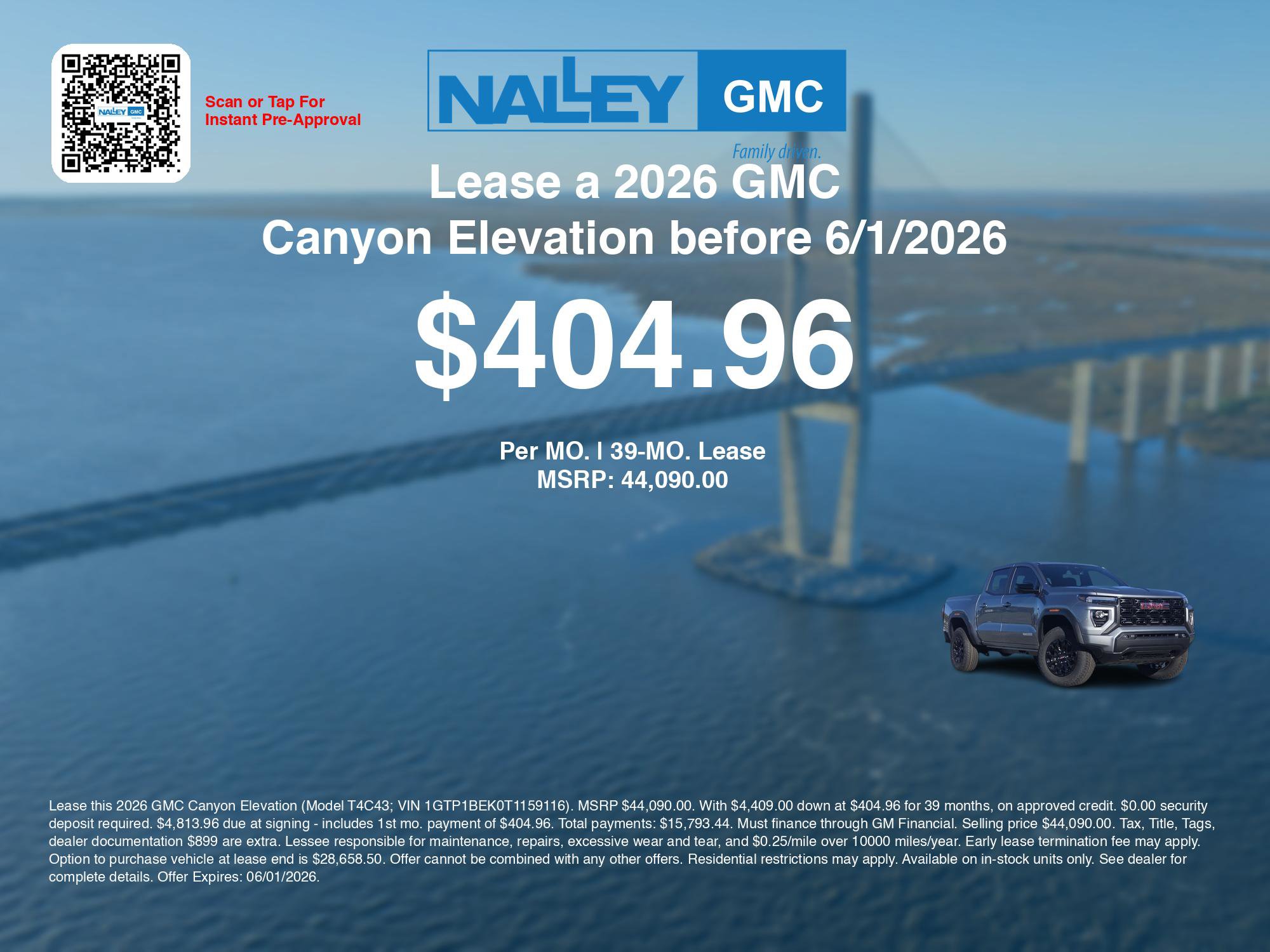 New 2026 GMC Canyon Elevation w/ Convenience Package RWD image 3