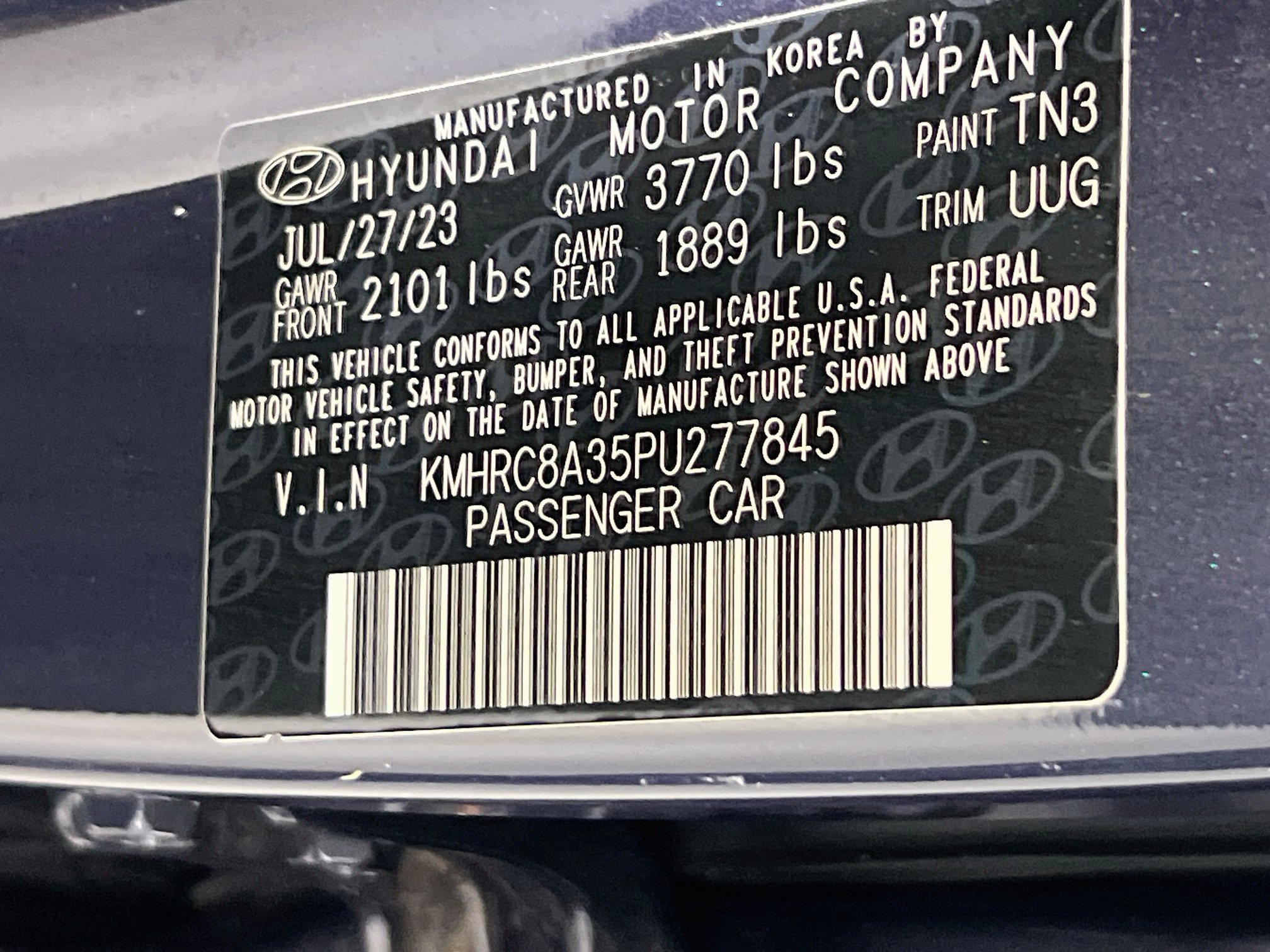 Used 2023 Hyundai Venue Limited w/ Cargo Package FWD image 31