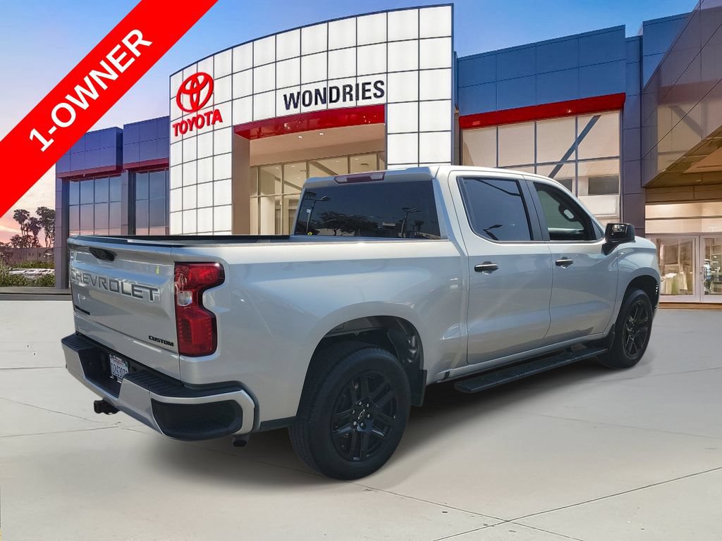 Used 2022 Chevrolet Silverado 1500 Custom w/ LPO, Dark Essentials Package RWD image 6