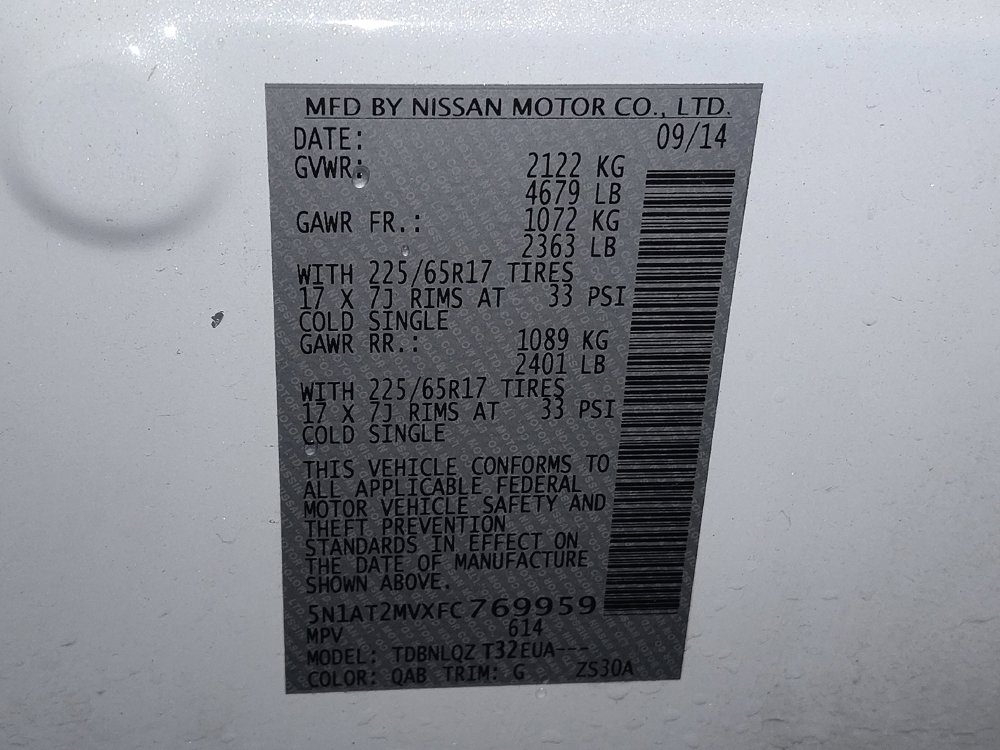 Used 2015 Nissan Rogue SV AWD/4WD image 33