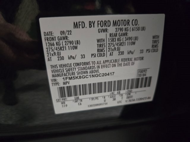 Used 2022 Ford Explorer ST w/ Equipment Group 401A image 38