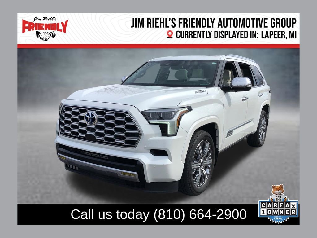 Used 2023 Toyota Sequoia Capstone image 1