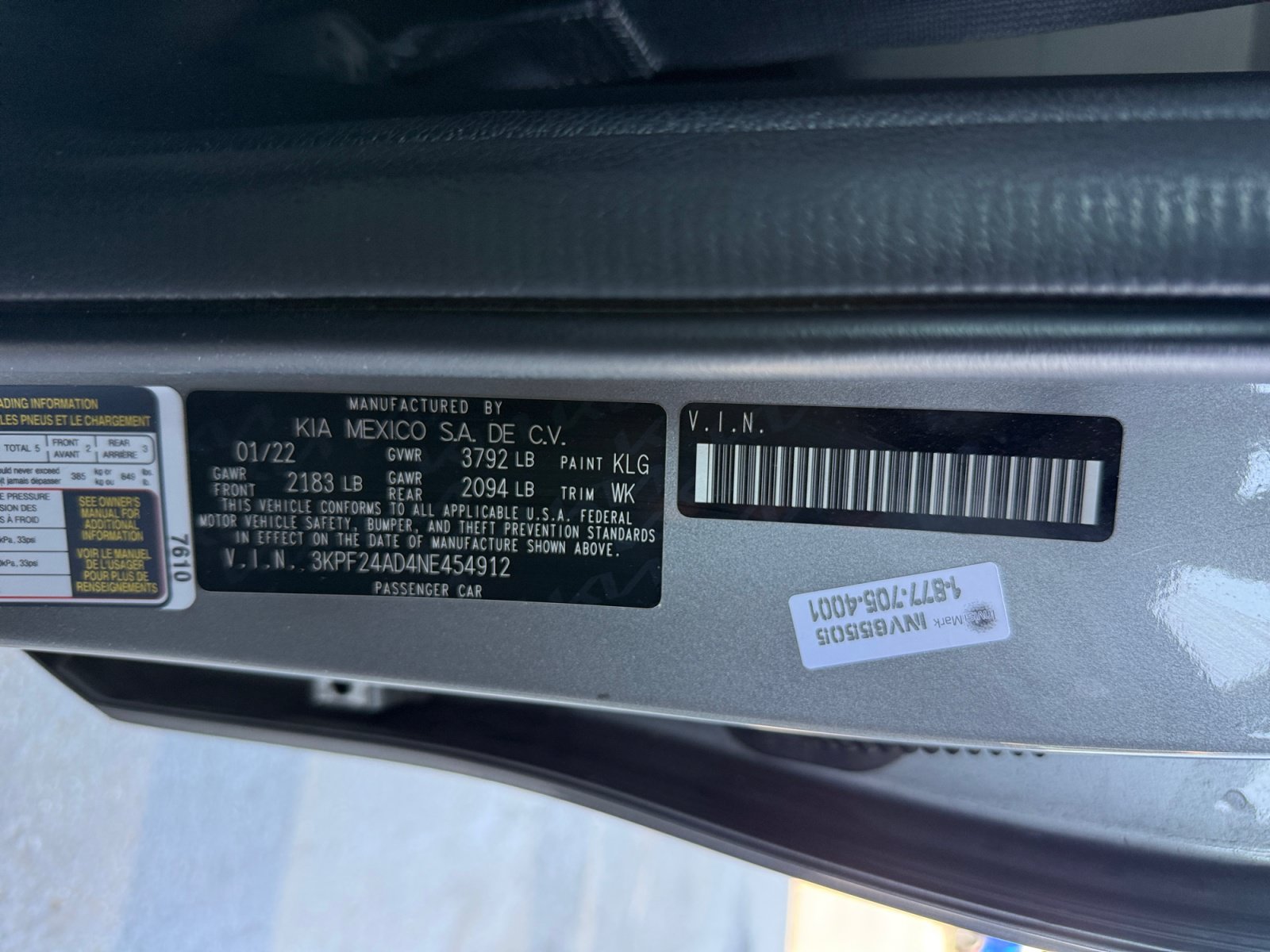 Used 2022 Kia Forte LXS FWD image 22