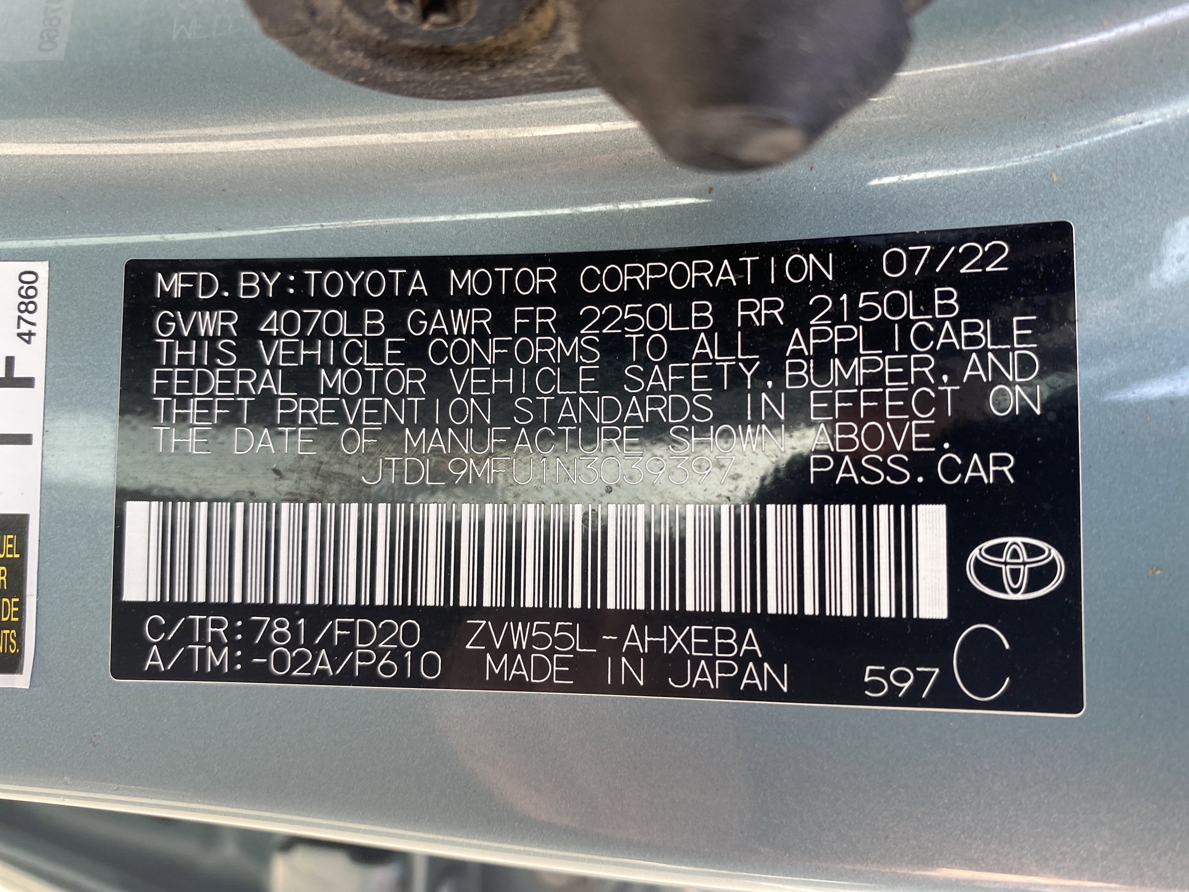 Used 2022 Toyota Prius LE AWD/4WD image 27