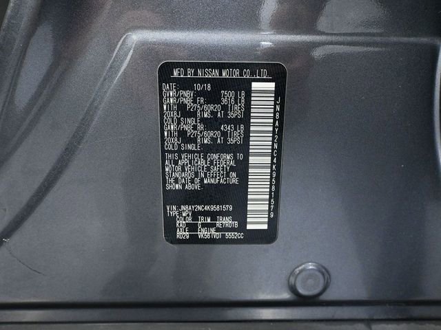 Used 2019 Nissan Armada SL w/ Premium Package image 54