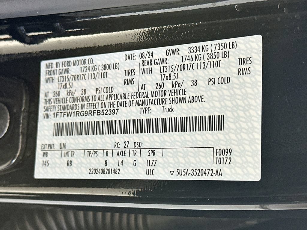 Used 2024 Ford F150 Raptor AWD/4WD image 37
