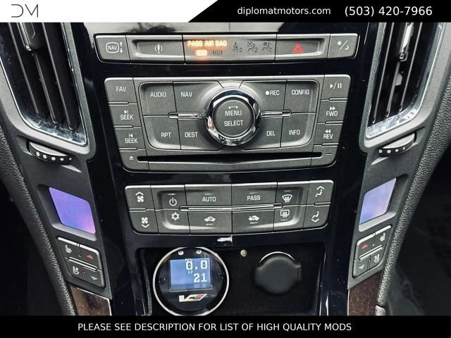 Used 2012 Cadillac CTS V w/ Wood Trim Package RWD image 32