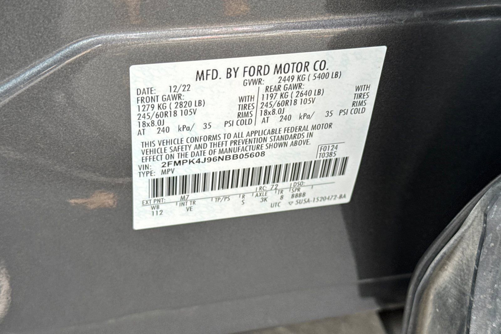 Used 2022 Ford Edge SEL image 33