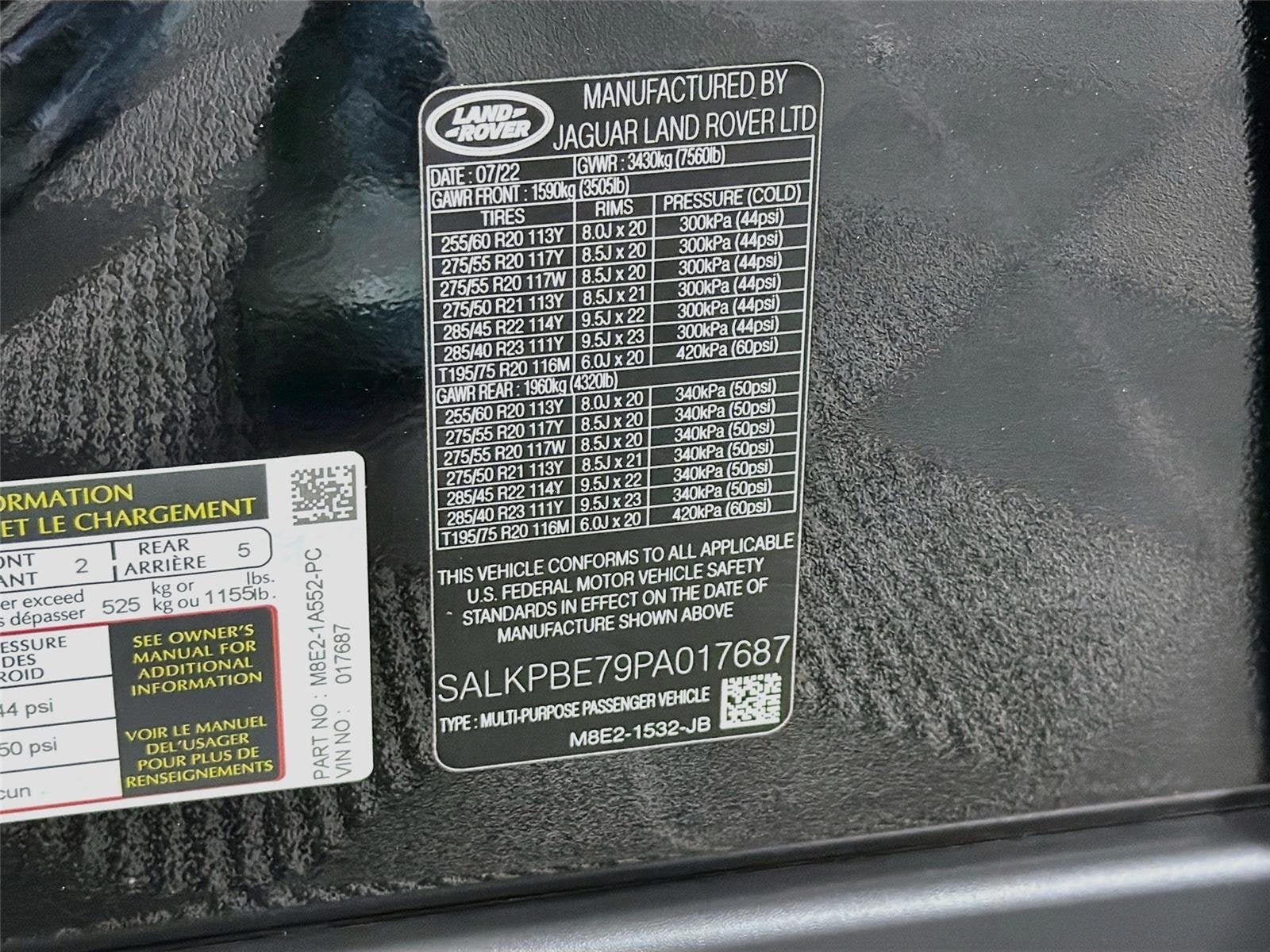 Used 2023 Land Rover Range Rover Long Wheelbase SE AWD/4WD image 32