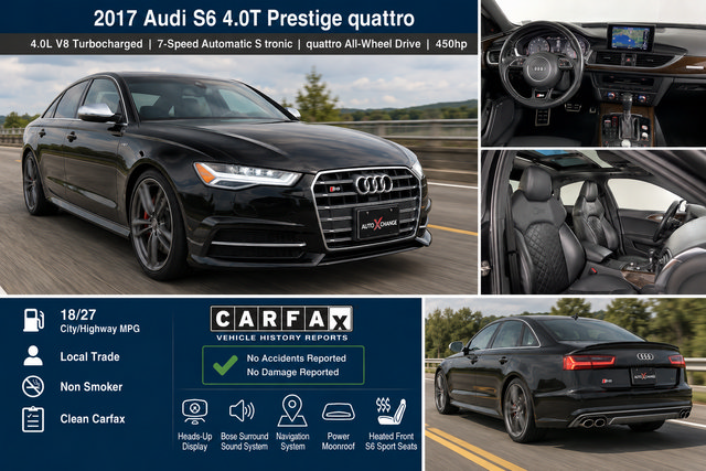 Used 2017 Audi S6 Prestige w/ S6 Sport Package AWD/4WD image 39