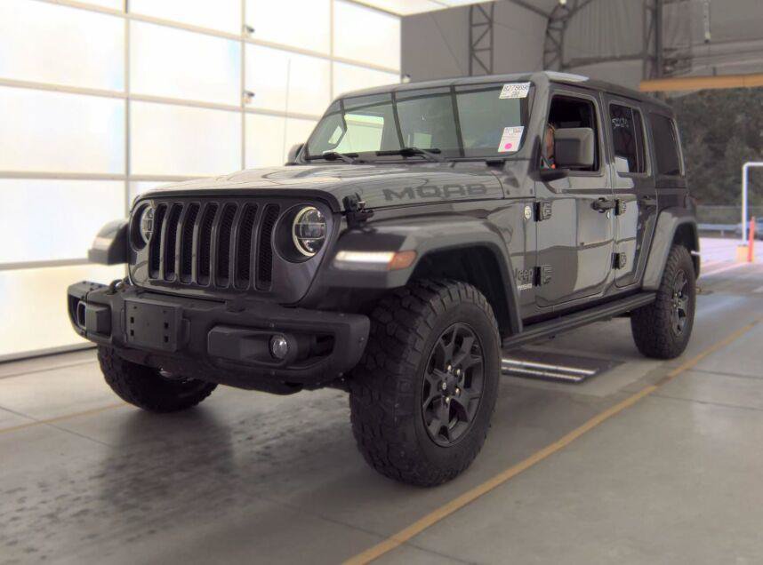 Used 2019 Jeep Wrangler Unlimited Sahara w/ Quick Order Package 24M Moab AWD/4WD image 1