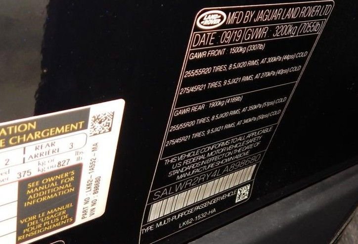Used 2020 Land Rover Range Rover Sport HSE AWD/4WD image 13