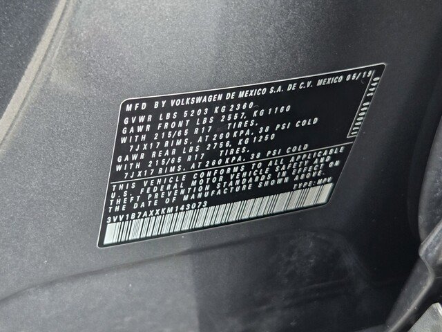 Used 2019 Volkswagen Tiguan S w/ Driver Assistance Package image 31