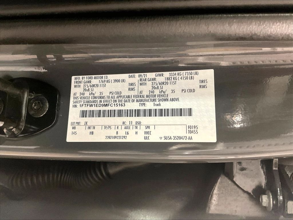 Used 2021 Ford F150 Lariat w/ Equipment Group 502A High AWD/4WD image 36