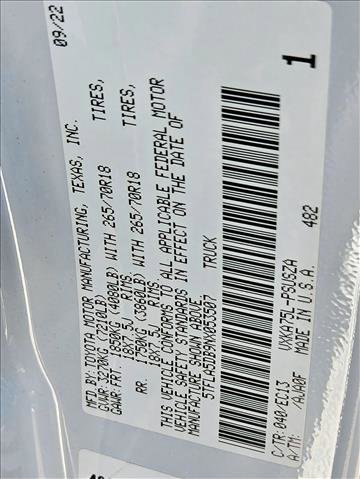 Used 2022 Toyota Tundra SR5 w/ Advanced Technology Package image 23