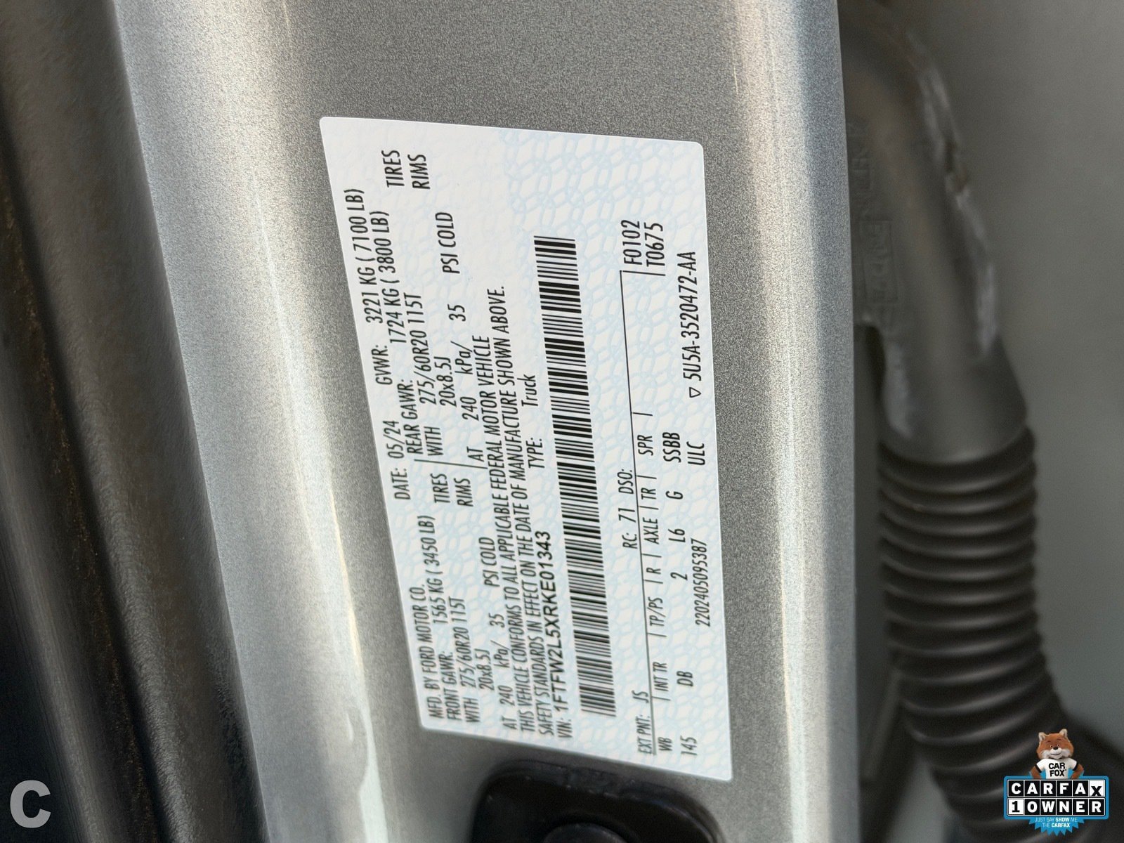 Used 2024 Ford F150 STX w/ Tow/Haul Package AWD/4WD image 32