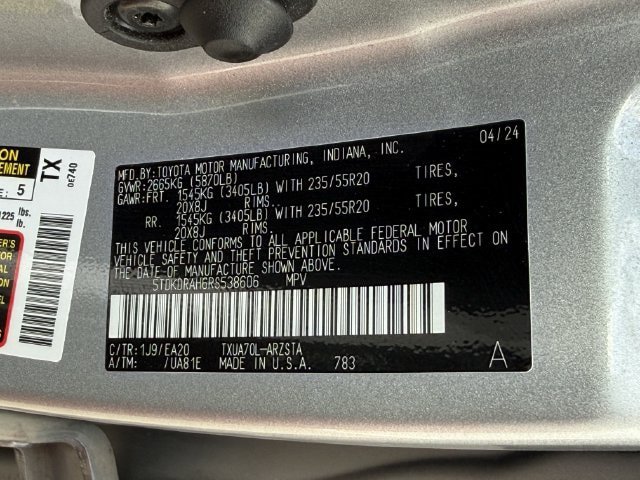 Used 2024 Toyota Highlander XSE FWD image 39