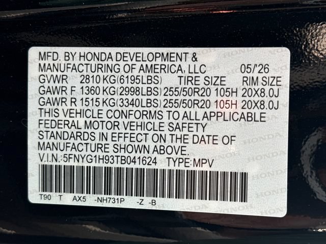 Used 2026 Honda Pilot Black Edition image 18