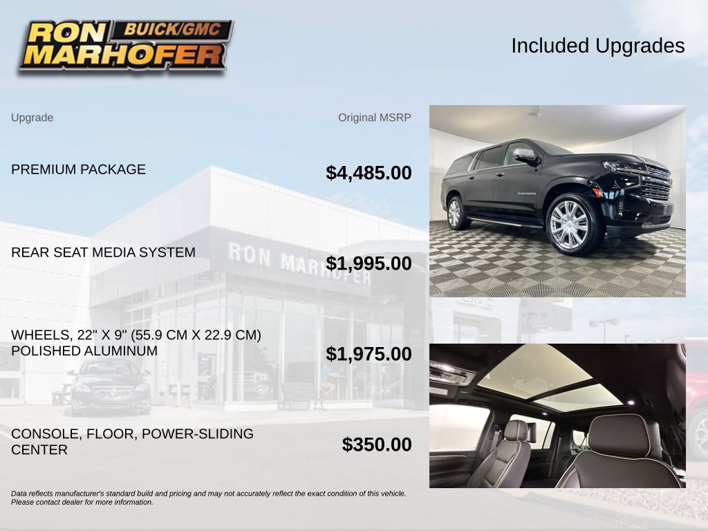 Used 2021 Chevrolet Suburban Premier w/ Premium Package RWD image 6