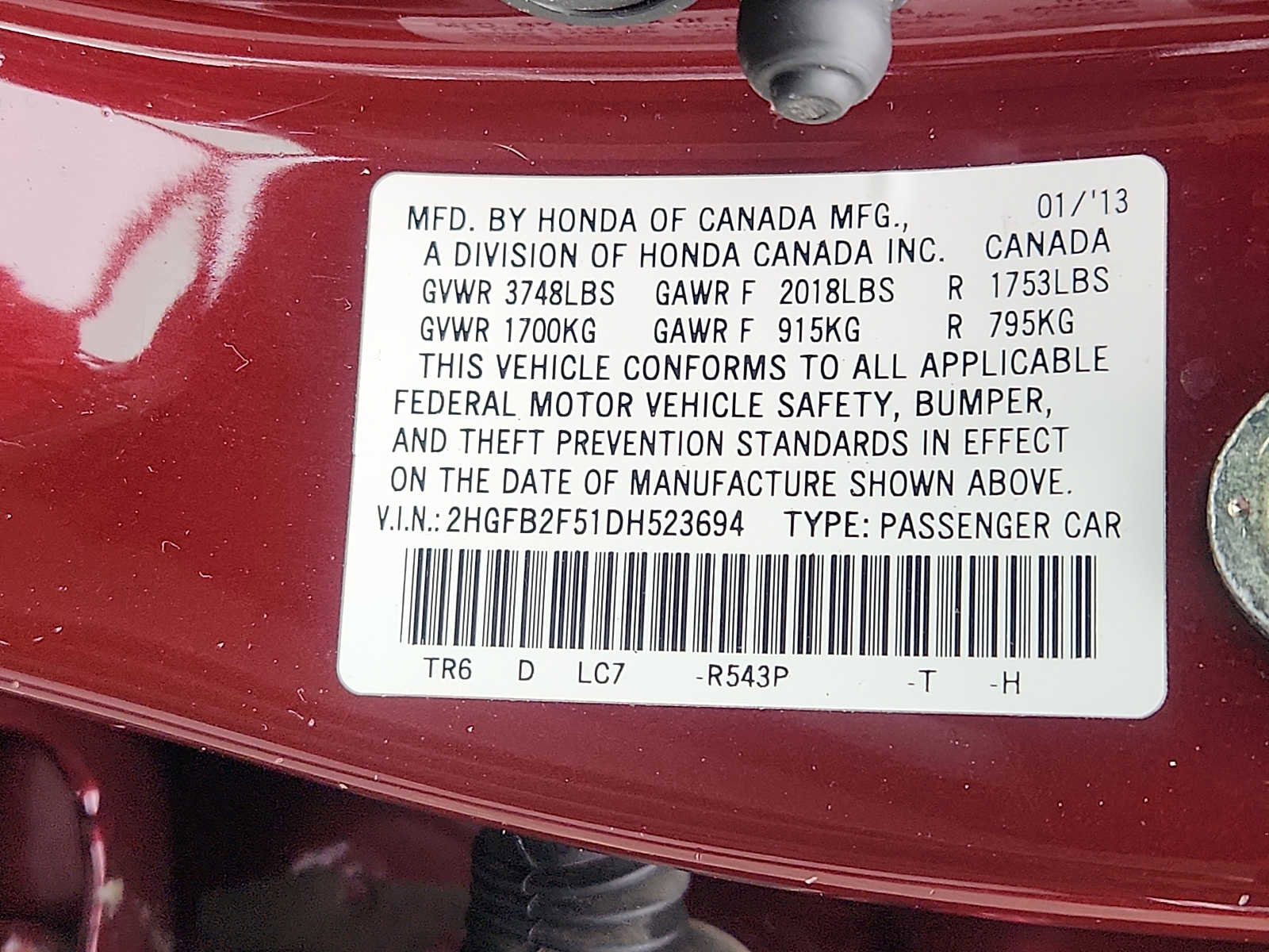 Used 2013 Honda Civic LX image 26