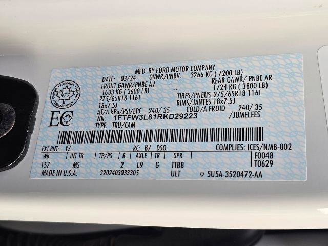 Certified 2024 Ford F150 XLT w/ Tow/Haul Package image 11