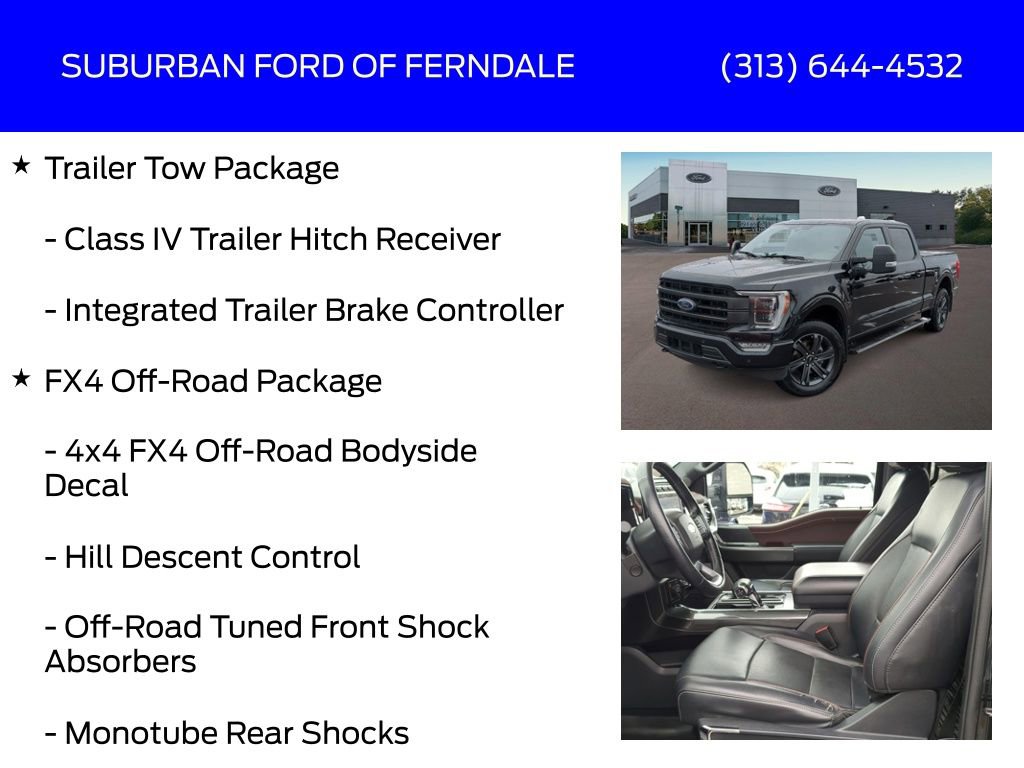 Used 2023 Ford F150 Lariat w/ Equipment Group 502A High image 13