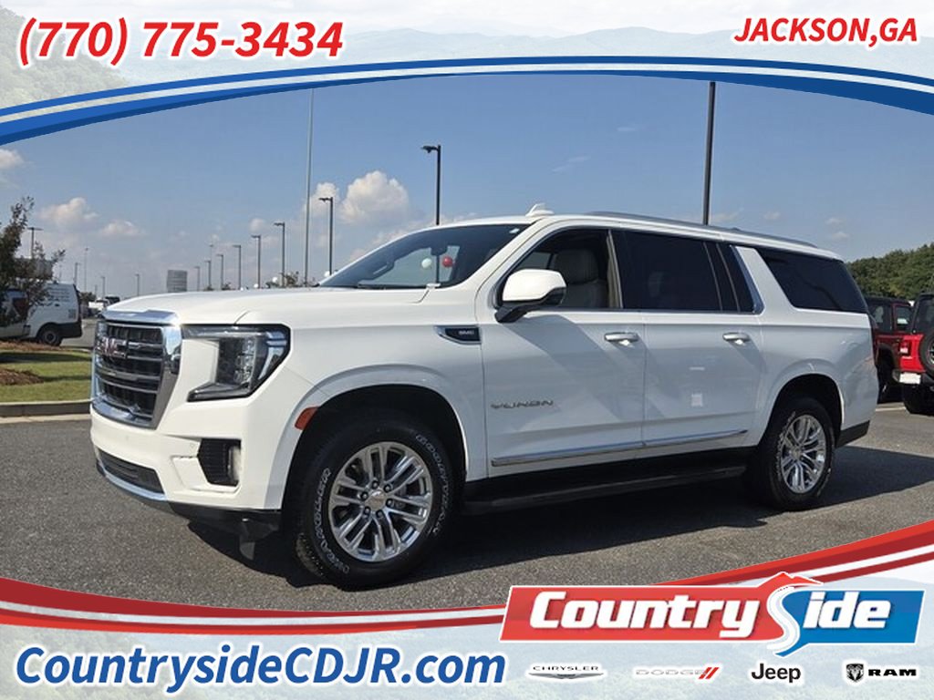Used 2022 GMC Yukon XL SLT w/ SLT Premium Package RWD image 1