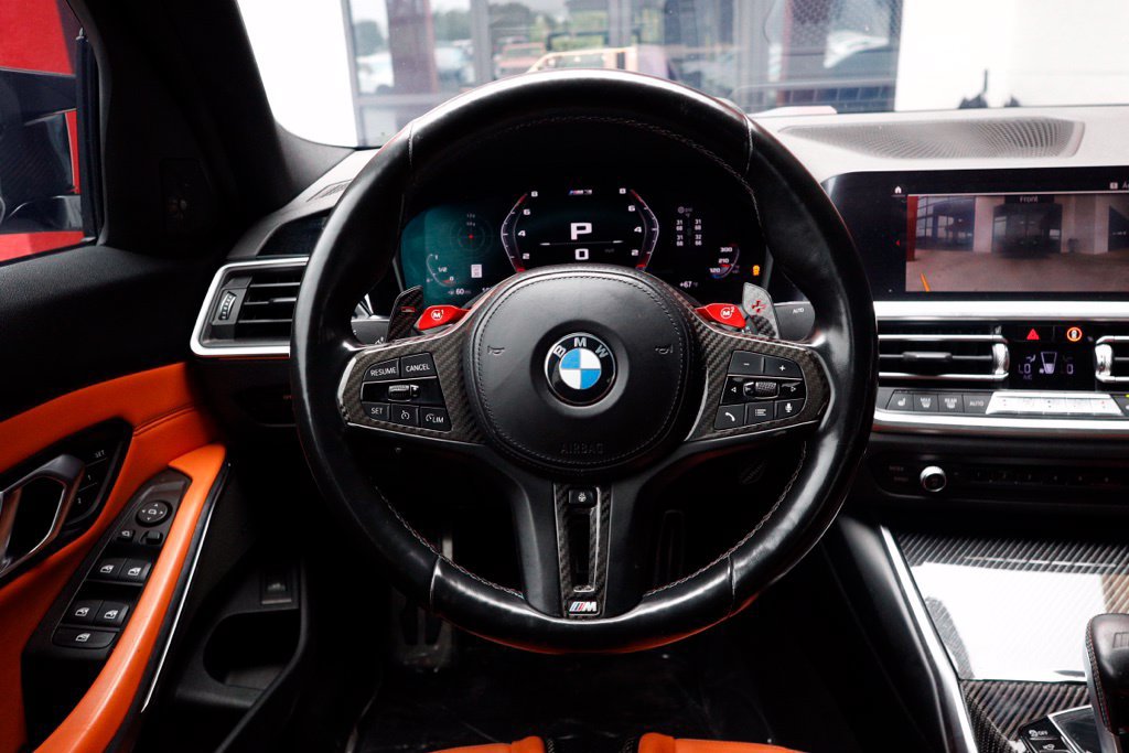 Used 2022 BMW M3 Competition w/ M Carbon Exterior Package RWD image 22