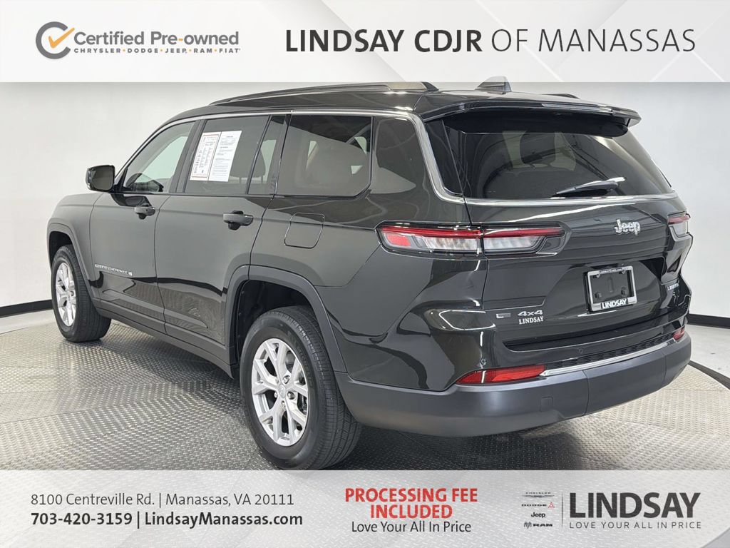 Certified 2022 Jeep Grand Cherokee L Limited AWD/4WD image 7