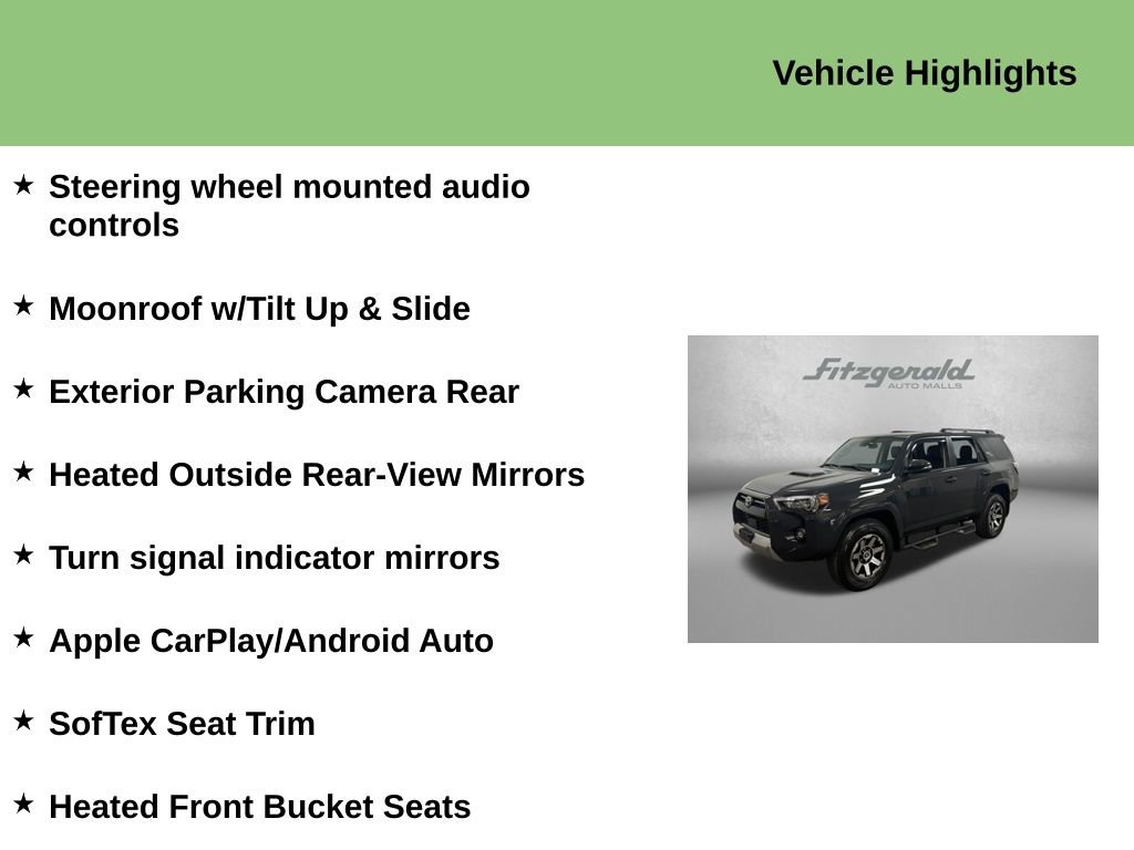 Used 2024 Toyota 4Runner TRD Off-Road Premium w/ Off Road Premium Plus Package AWD/4WD image 10