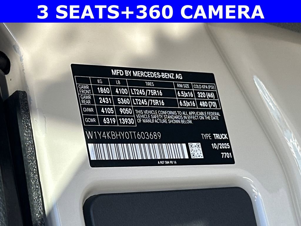New 2026 Mercedes-Benz Sprinter 144 Cargo image 30