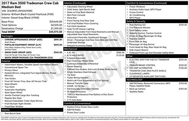 Used 2017 RAM 3500 Tradesman w/ Chrome Appearance Group image 6
