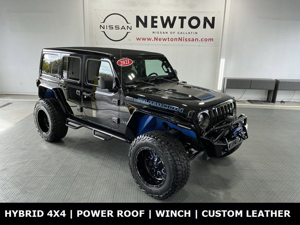 Used 2021 Jeep Wrangler Unlimited Rubicon 4xe w/ Cold Weather Group image 1