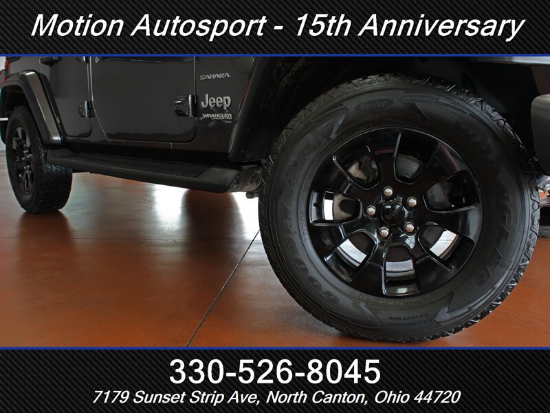 Used 2021 Jeep Wrangler Unlimited Sahara w/ Uconnect 4C Nav & Sound Group AWD/4WD image 50