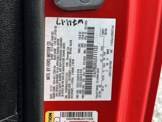 Used 2018 Ford Mustang Premium w/ Equipment Group 201A image 26