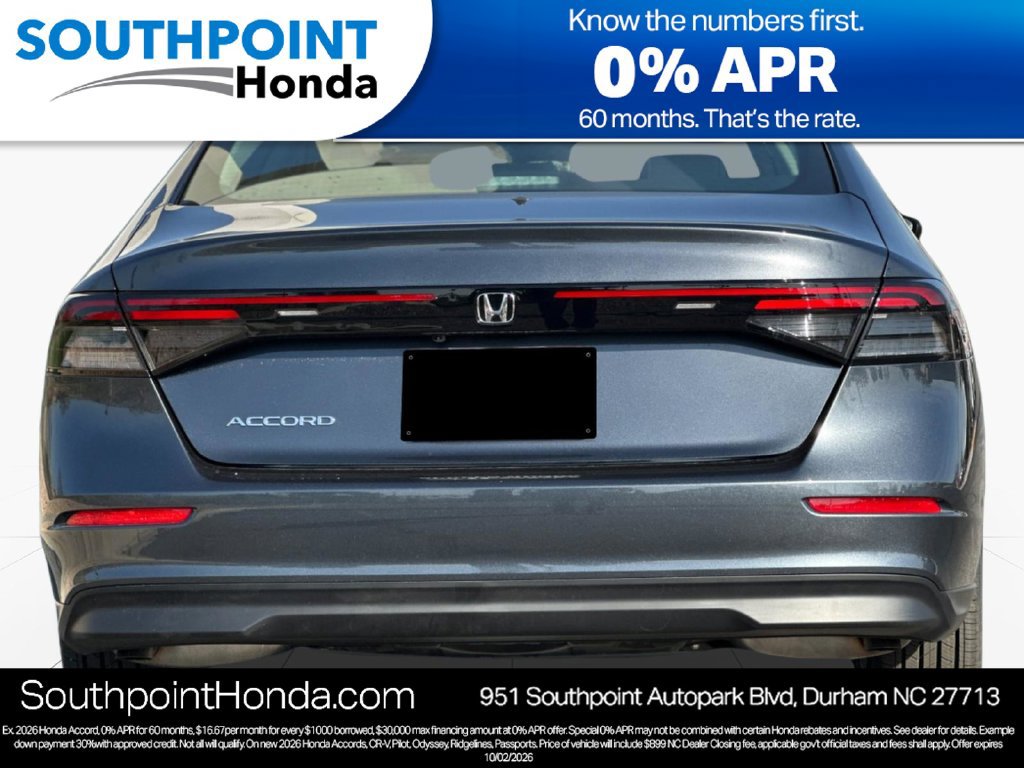 New 2026 Honda Accord LX image 5