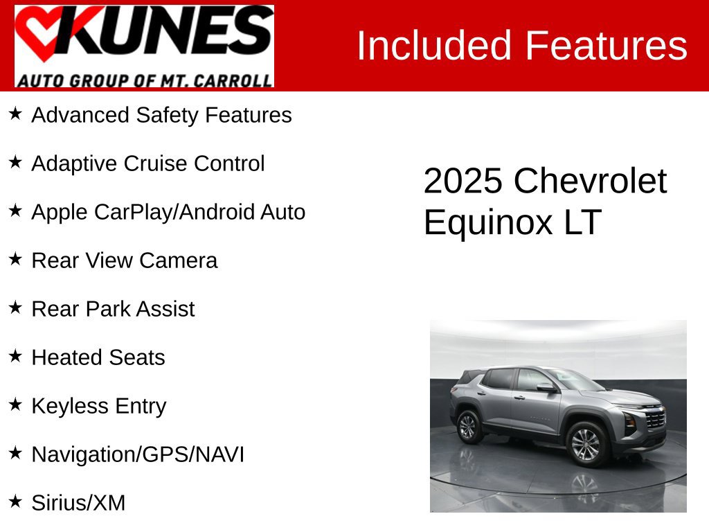 Used 2025 Chevrolet Equinox LT AWD/4WD image 3