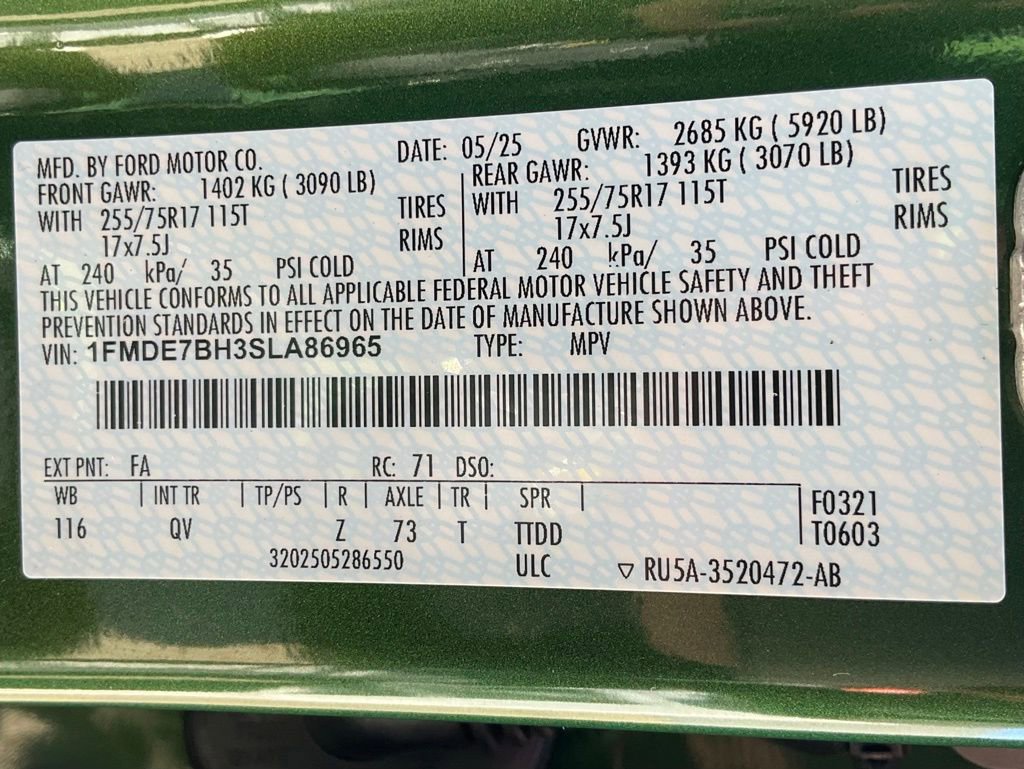 Used 2025 Ford Bronco Big Bend image 69