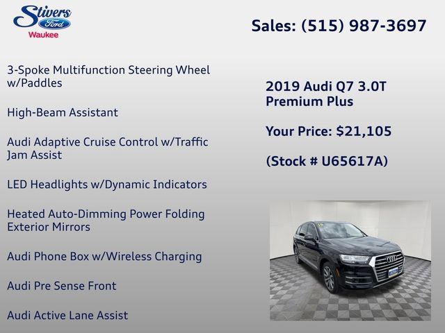 Used 2019 Audi Q7 3.0T Premium Plus w/ Premium Plus Package AWD/4WD image 8