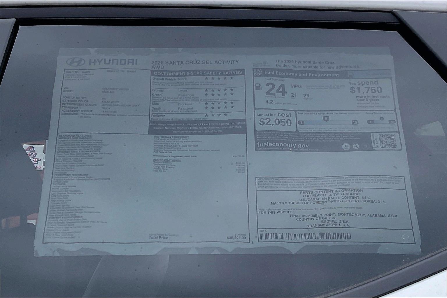 New 2026 Hyundai Santa Cruz SEL AWD/4WD image 13