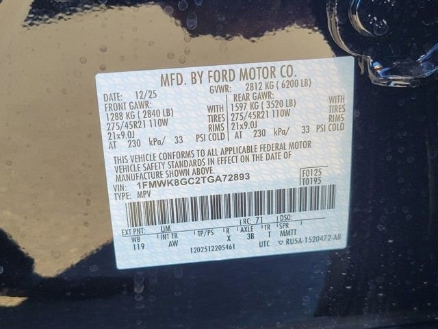 New 2026 Ford Explorer ST w/ Sun And Sound Package image 13