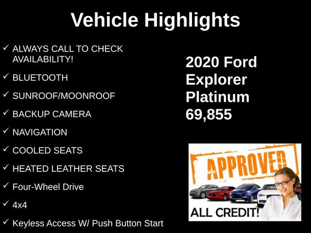 Used 2020 Ford Explorer Platinum w/ Premium Technology Package AWD/4WD image 9
