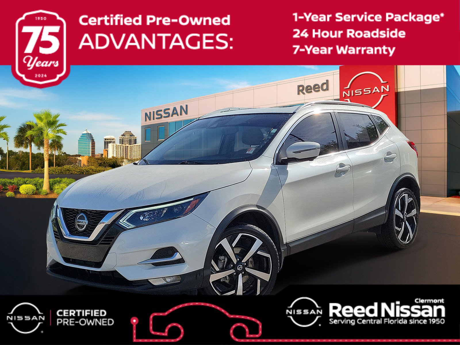 Certified 2021 Nissan Rogue Sport SL w/ Premium Package FWD image 1
