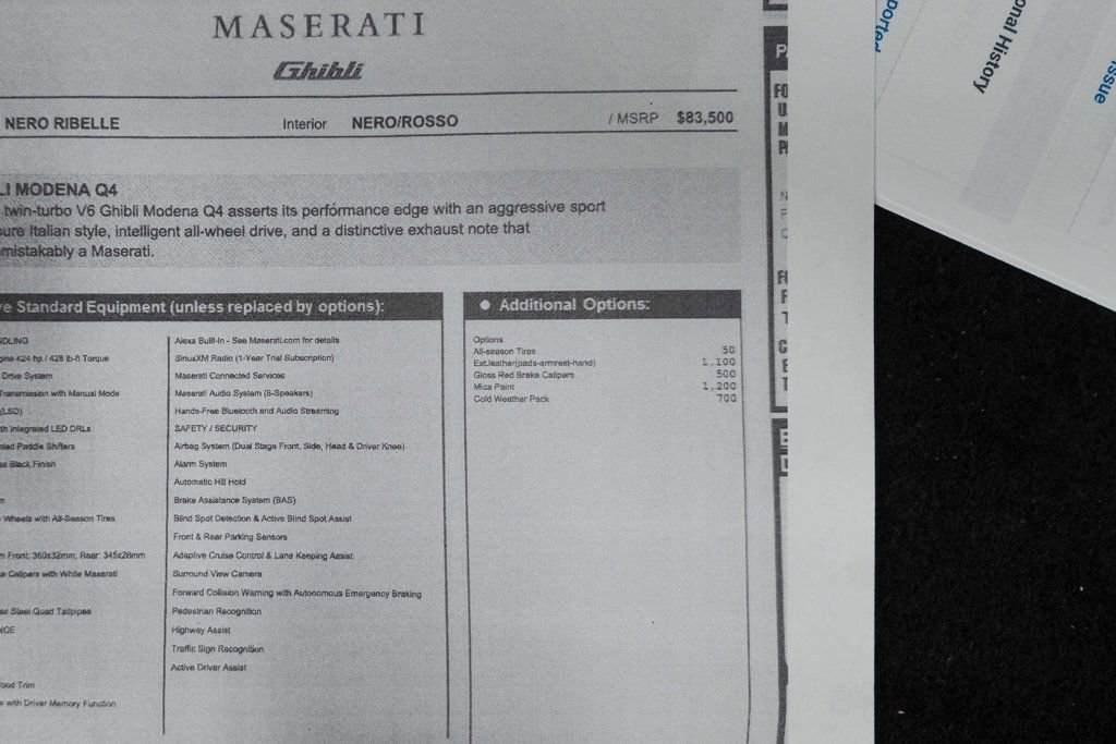 Used 2022 Maserati Ghibli Modena Q4 image 50