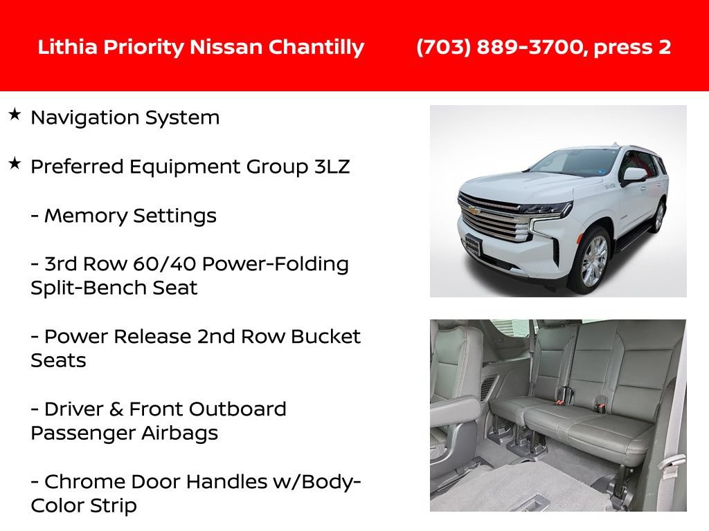 Used 2023 Chevrolet Tahoe High Country AWD/4WD image 6