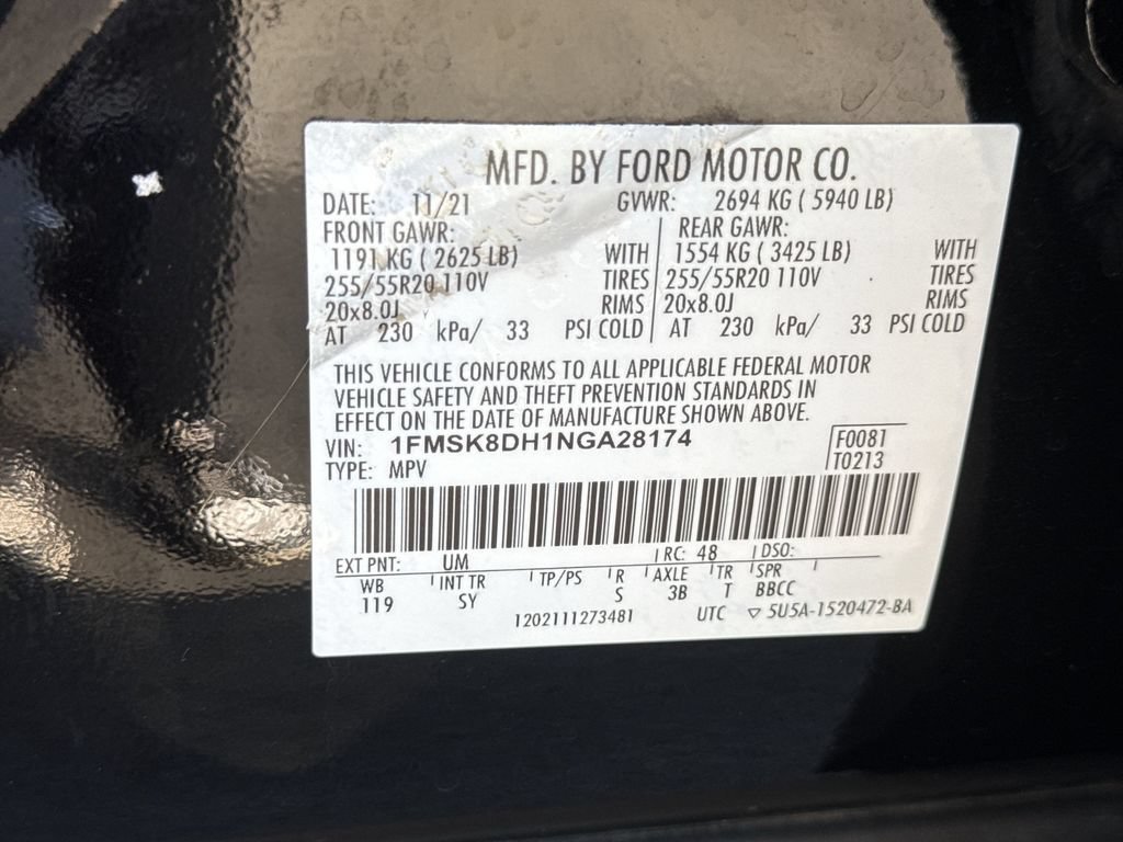 Used 2022 Ford Explorer XLT w/ Equipment Group 202A AWD/4WD image 29