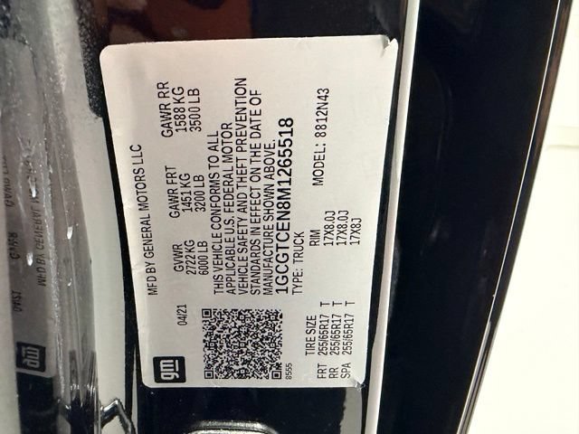 Certified 2021 Chevrolet Colorado LT w/ Safety Package AWD/4WD image 22