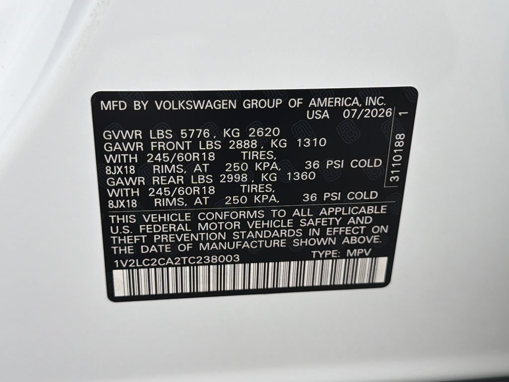 New 2026 Volkswagen Atlas Cross Sport SE AWD/4WD image 31